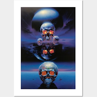 Celestial Skulls: Reflections of the Cosmos Posters and Art